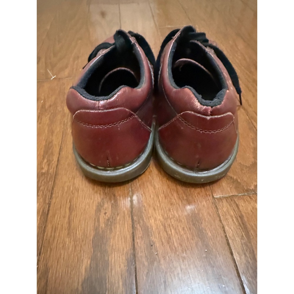 Dr. Martens 2B24 Burgundy Leather Oxfords Mens 7 Womens 8 Vintage Shoes - Picture 3 of 11